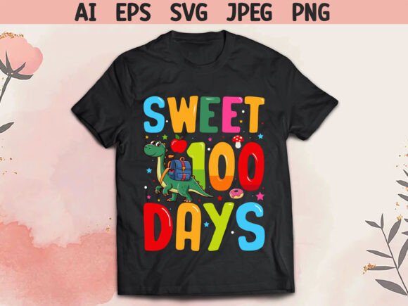 100 Days School T-Shirt Design: Graphics Review