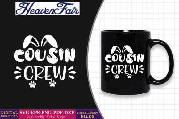 Cousin Crew Easter Graphics & T-Shirt Designs