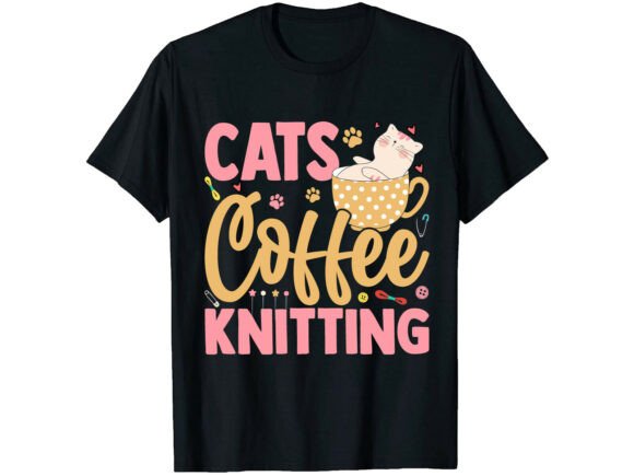 Cute Cats Coffee Knitting Design Review
