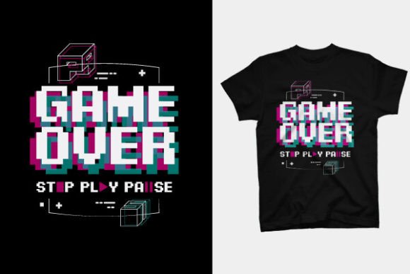 Gamer Graphics for Modern T-Shirt Designs