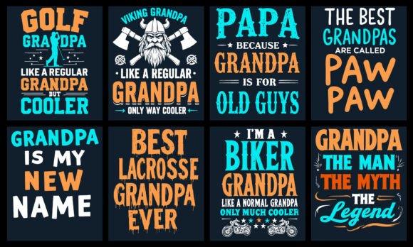 Grandpa T-Shirt Design Bundle: A Designer’s Review
