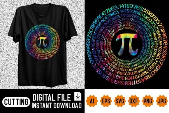 Happy Pi Day Graphics for T-Shirt Designs
