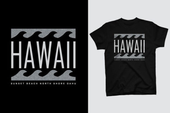 Hawaii Graphics for T-Shirt Designs