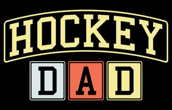 Hockey Dad Graphics for T-Shirt Designs
