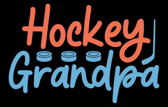 Hockey Grandpa Graphics for T-Shirt Designs