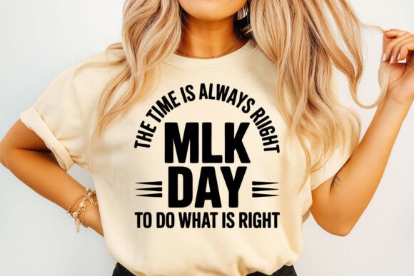 MLK Day Typography Graphics for T-Shirt Designs