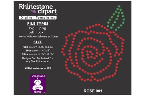 Rhinestone Template Design ROSE 001: A Designer’s Review