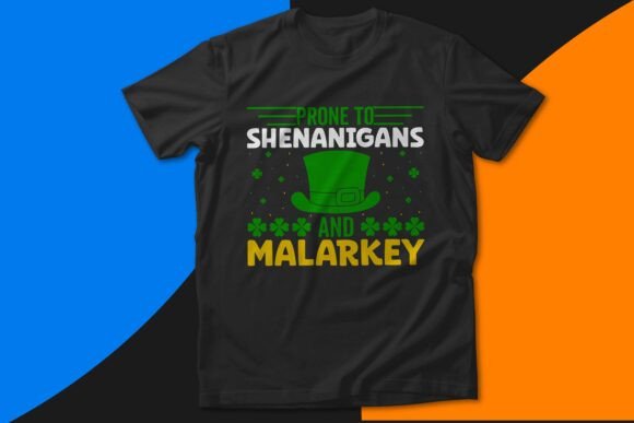 St. Patrick’s Colorful Vector Graphics & T-Shirt Designs
