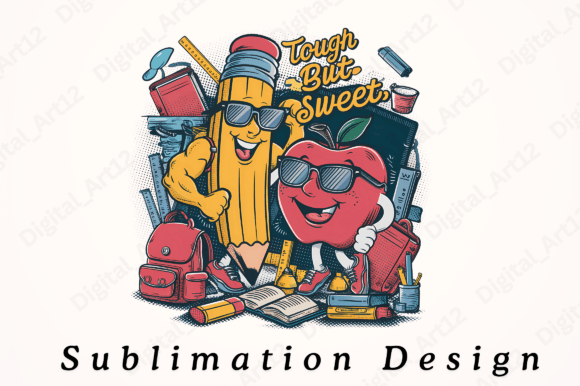 Tough but Sweet Graphics for T-Shirt Designs