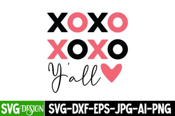 Xoxo Y’all SVG: Graphics for T-Shirt Designs